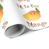 M is voor Mango Cadeaupapier (Rol Hoek)