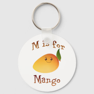 M is voor Mango Sleutelhanger