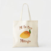 M is voor Mango Tote Bag (Voorkant)