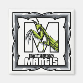 M is voor Mantis – GTA-stijl ABC-leren Magneet