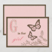 M is voor Meisje kaart 2 (Voorkant / Achterkant)