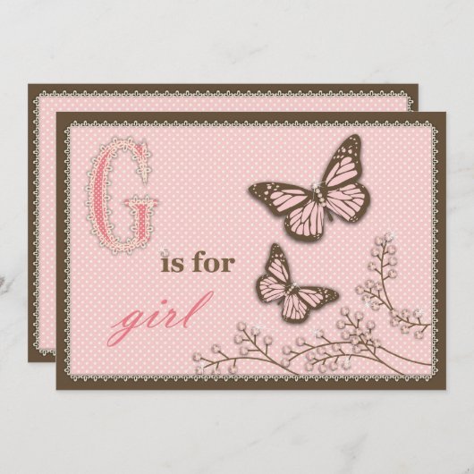 M is voor Meisje kaart 2 (Voorkant / Achterkant)