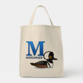 M is voor Merganser Tote Bag (Achterkant)