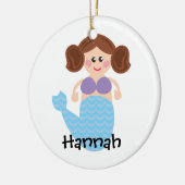M is voor Mermaid Personalized Ornament (Links)