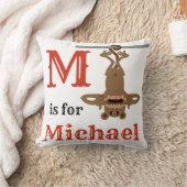 M is voor Michael baby jongen Kussen (Deken)