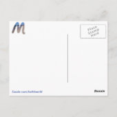 M is voor Michigan Briefkaart (Achterkant)