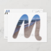 M is voor Michigan Briefkaart (Voorkant / Achterkant)
