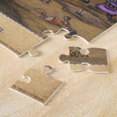 M is voor mist Cute Mouse Alphabet Puzzle Legpuzzel (Zijkant)