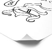 "M is voor moeder" Kleur-in Poster (Hoek)