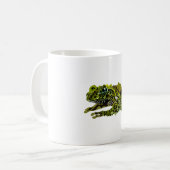 M is voor Mossy Frog Koffiemok (Voorkant links)