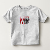 M is voor Mouse Kinder Shirts (Voorkant)