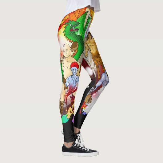M is voor mythische Leggings (Rechts)