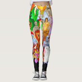 M is voor mythische Leggings (Voorkant)