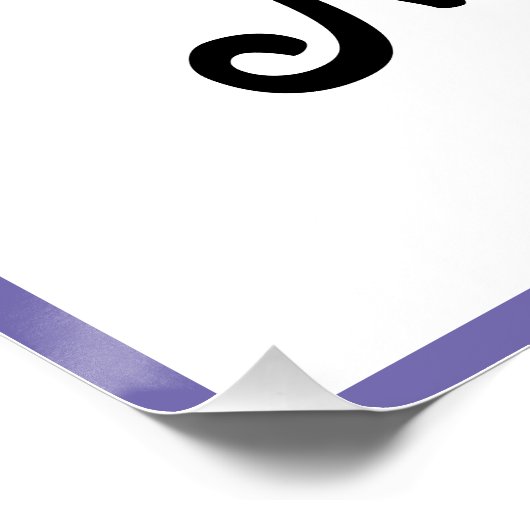 M is voor Naam Poster (Hoek)