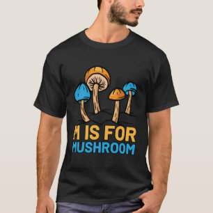 M is voor paddenstoelwoordspinnen bospaddenstoelen t-shirt