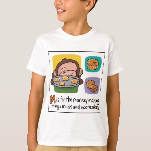 M is voor T-shirt van Mooncakes (Voorkant)