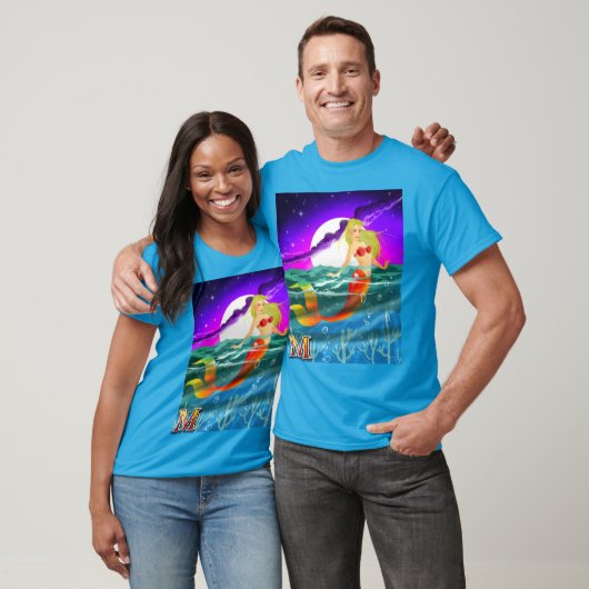 M is voor zeemeermin t-shirt (Unisex)