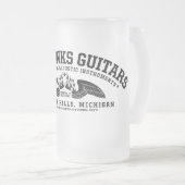M.J. Franks Guitars Wings Beverage Container Matglas Bierpul (Voorkant rechts)