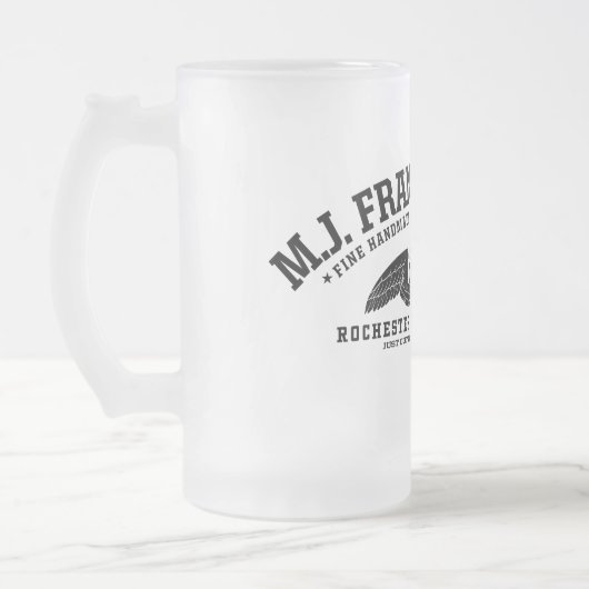M.J. Franks Guitars Wings Beverage Container Matglas Bierpul (Links)