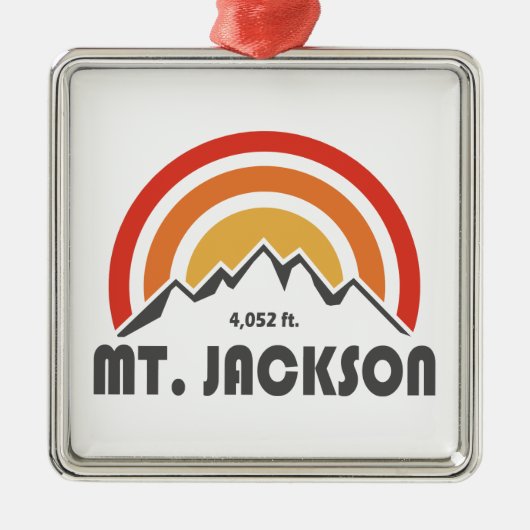 M. Jackson New Hampshire Metalen Ornament (Voorkant)