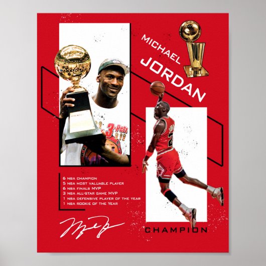 M.Jordan Poster (Voorkant)