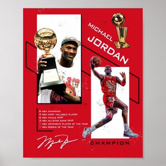 M.Jordan Poster (Voorkant)