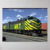 M-K-T EMD F-7A set #77A, 1973_Trains Poster (Voorkant)