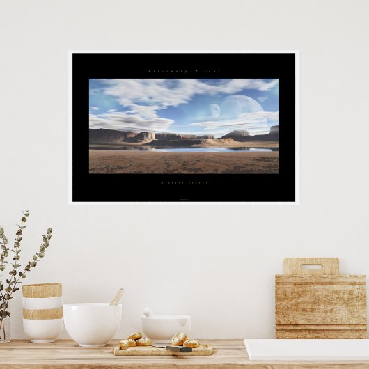 m-klasse planeet poster (Keuken)