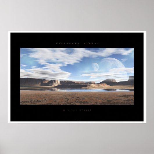 m-klasse planeet poster (Voorkant)