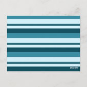 M Letter Donkerblauwe kaart Flexibele pony bunting (Achterkant)