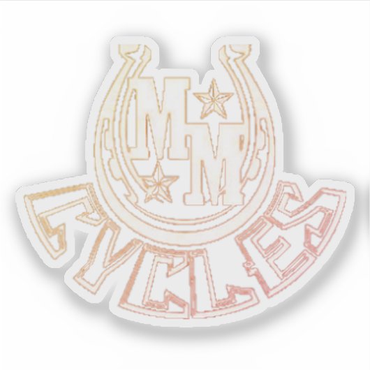 M&M Cycles Decal Sticker (Voorkant)