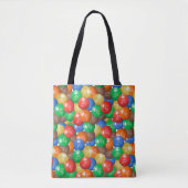 M&M Snoep Canvas tas | Kleurrijke Trick-or-Treat B (Voorkant)