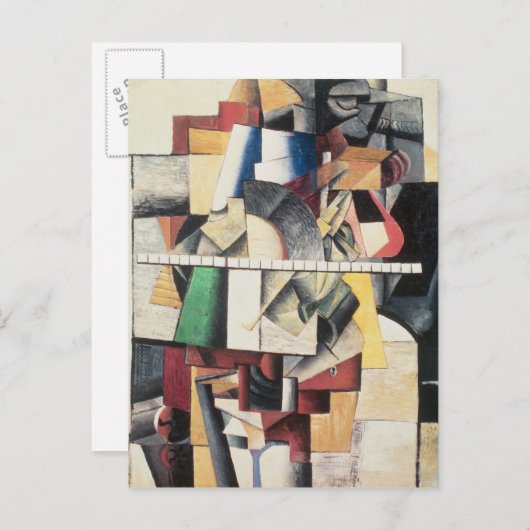 M. Matuischin Briefkaart (Voorkant / Achterkant)