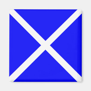 "M" (Mike) Vlag Code van seinen Magneet
