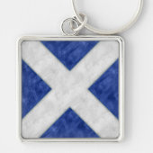 M Mike Waterverf Nautical Signal Maritime Vlag Sleutelhanger (Voorkant)