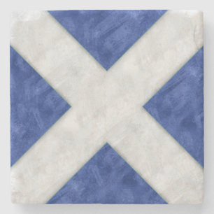 M Mike Waterverf Nautical Signal Maritime Vlag Stenen Onderzetter