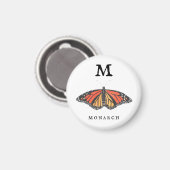 "M"-monarch Magneet (Voorkant / Achterkant)