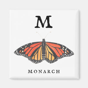 "M"-monarch Magneet