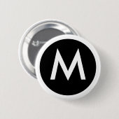 M Monogram Badge Button (Voorkant /achterkant)