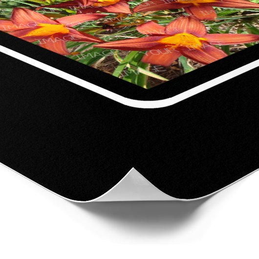 M Monogram Creëer Uw eigen 9 Foto Collage Black Poster (Hoek)