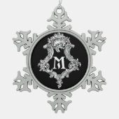 M Monogram Initiaal Ornament (Voorkant)