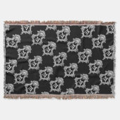 M Monogram Initiaal Throw Blanket Deken (Voorkant)