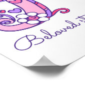 M monogram kunst Maria naam betekenis meisje poste Poster (Hoek)