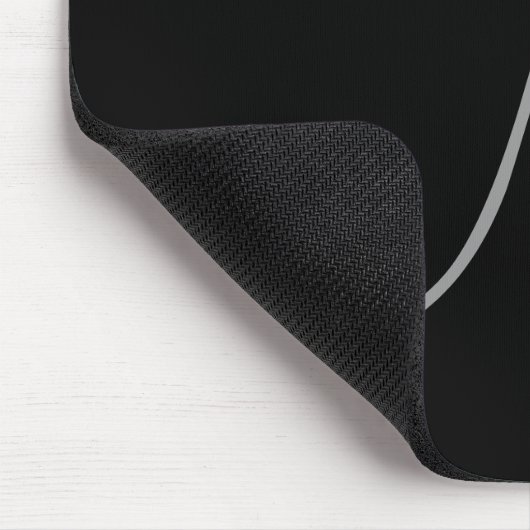 M : Monogram M Elegant Mousepad - Letter Initiaal Muismat (Hoek)