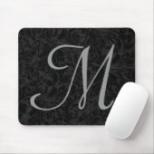 M : Monogram M Elegant Mousepad - Letter Initiaal Muismat (Met muis)