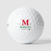 M Monogram om golfballen te identificeren (Voorkant)