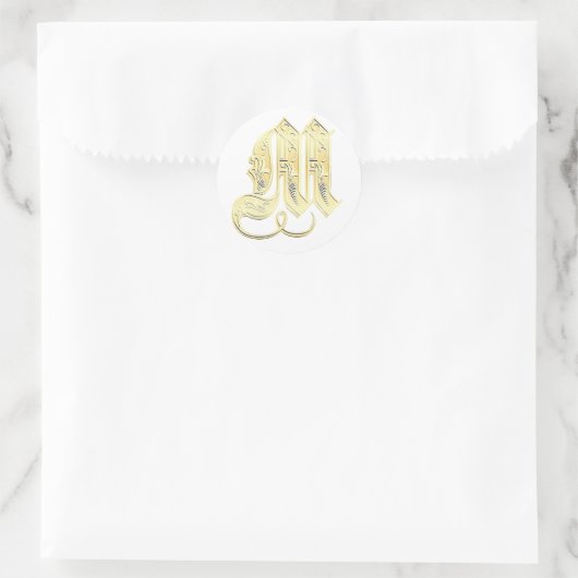 M Monogram stickers (Tas)