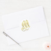 M Monogram stickers (Envelop)
