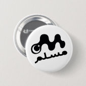M moslim ronde button 5,7 cm (Voorkant /achterkant)