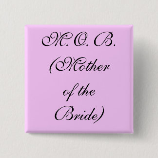 M.O.B. Knoop Vierkante Button 5,1 Cm